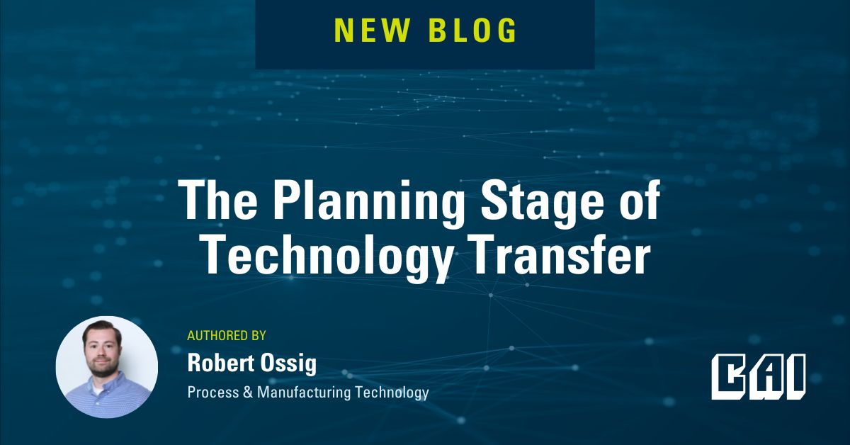 La fase di pianificazione del trasferimento tecnologico